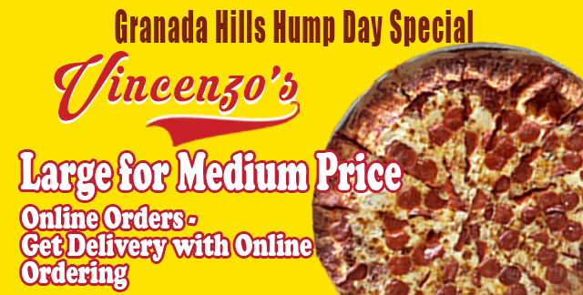 Pizza Special | Vincenzo’s Granada Hills