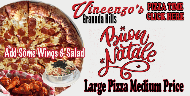 #818 PIZZA | Christmas Hours | Vincenzo’s Granada Hills