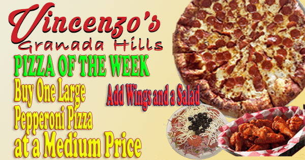 SFV Pizza Of The Week Special America’s Favorite