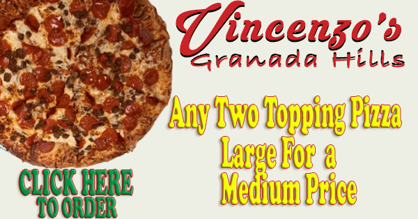 Any Two Topping Pizza – Large For  a Medium Price