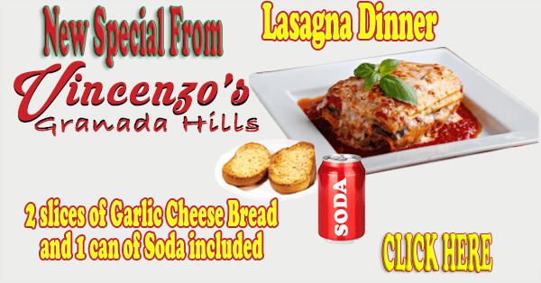 New Special Lasagna Dinner