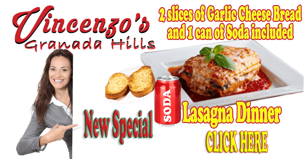 Lasagna Dinner New Special To Add On