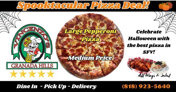 Spooktacular Pizza Deal