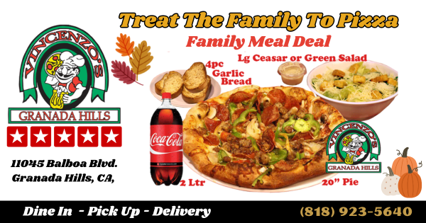 Treat The Family To Pizza