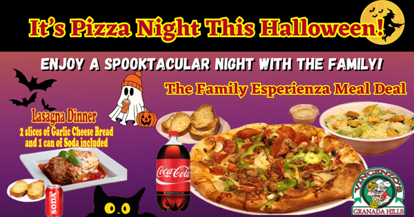 Family Pizza Night This Halloween! – Vincenzo’s Granada Hills