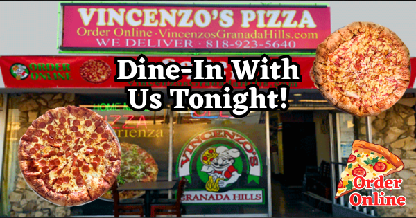 Dine-In With Us Tonight SFV